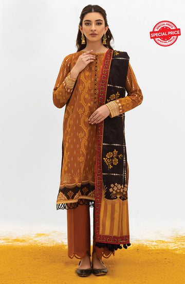 Orient OTL 22 052 U Mustard Summer Spring Lawn 2022 Online Shopping